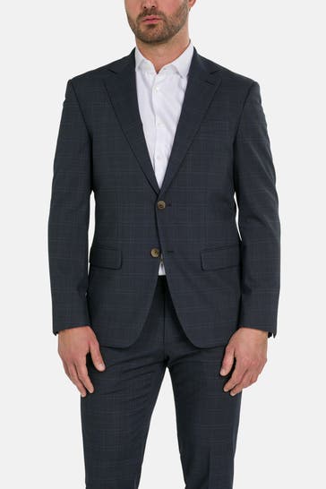 HECHTER Paris Sakko kariert Modern Fit