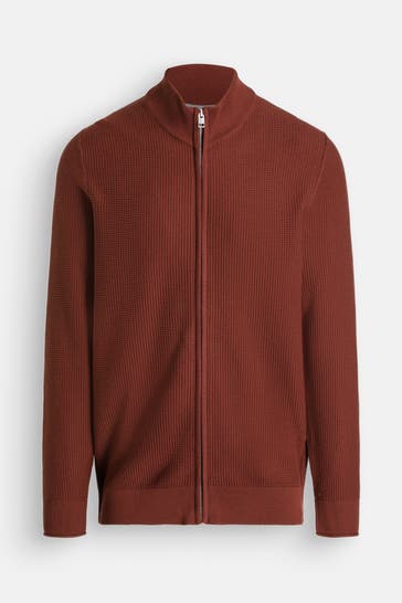 S.OLIVER Strickjacke rotbraun