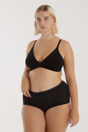 ORGANIC BASICS 5er-Pack Hipster schwarz