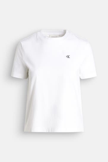 CALVIN KLEIN T-Shirt weiß