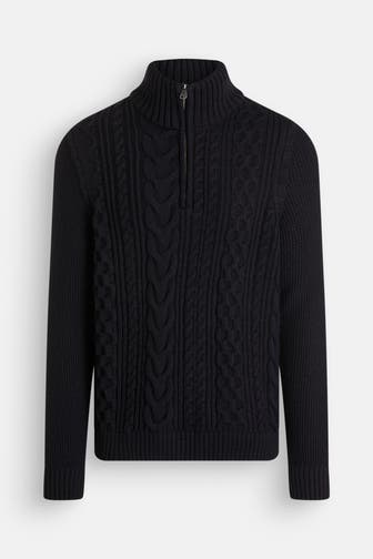 SUPERDRY Strick-Troyer navy