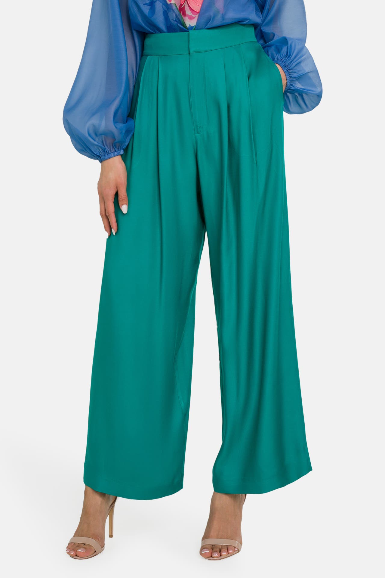 TED BAKER Stoffhose 'Krissi' petrol, Bild 1