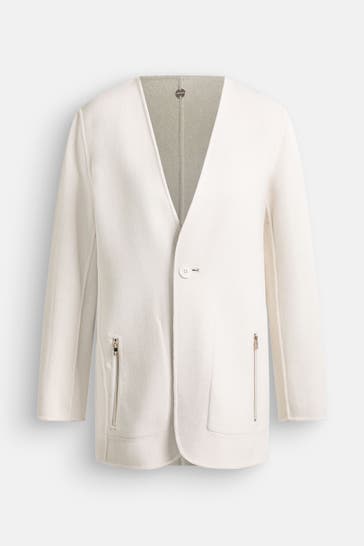 MARC CAIN Woll-Wende-Kurzmantel zweifarbig