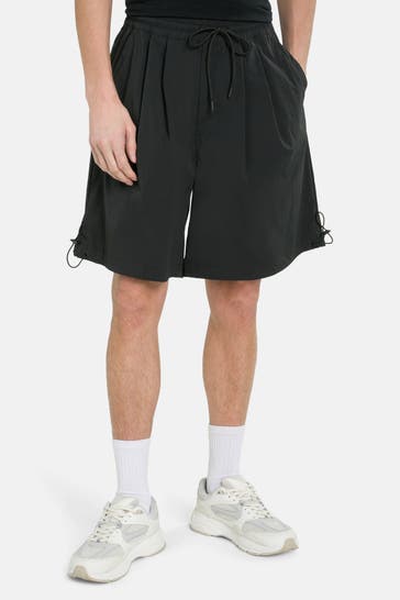 WOODBIRD Tech Shorts 'Smoul' schwarz