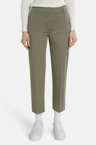 LACOSTE Stoffhose oliv