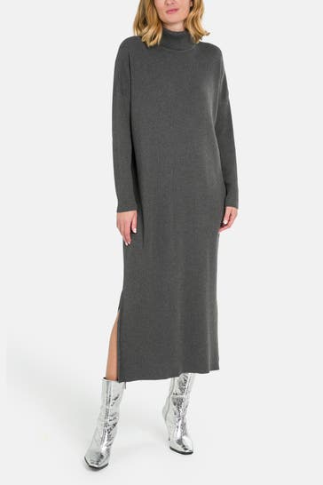 ELIAS RUMELIS Strickkleid dunkelgrau