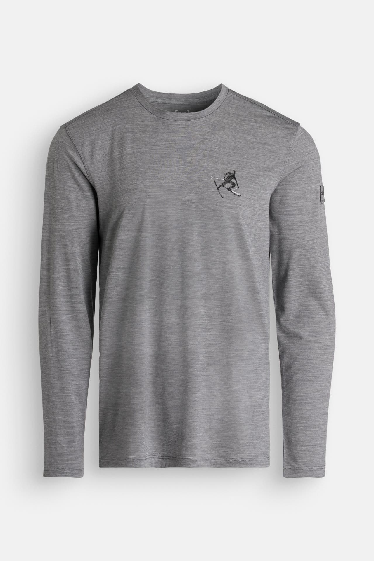 SUPER.NATURAL Wollmix-Longsleeve grau, Bild 1