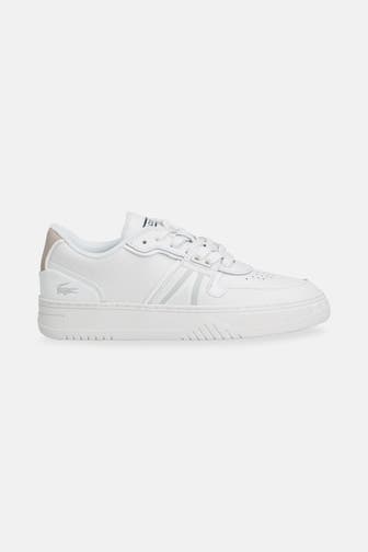 LACOSTE Leder-Sneaker weiß