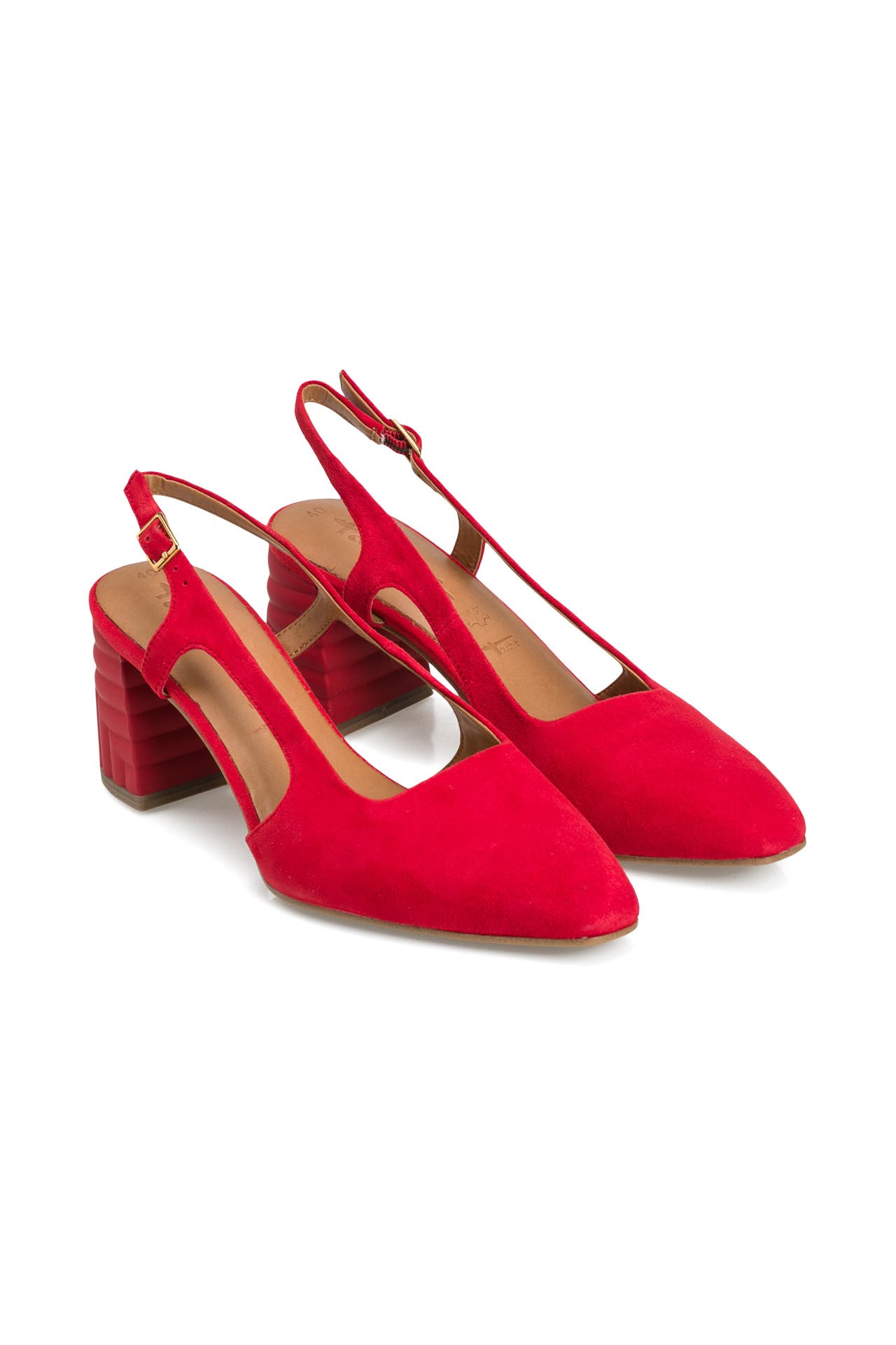Tamaris spangenpumps rot
