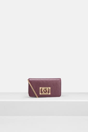 LOVE MOSCHINO Umhängetasche aubergine