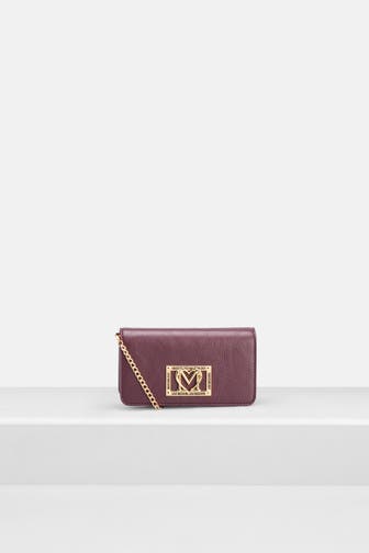 LOVE MOSCHINO Umhängetasche aubergine