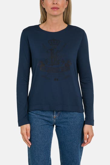 LA MARTINA Longsleeve marine