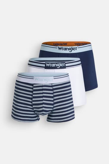 WRANGLER - 3er-Pack Boxer Trunks 'Manton' mehrfarbig