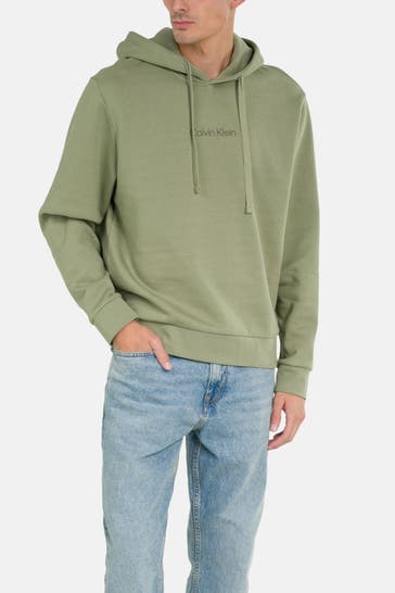 CALVIN KLEIN Hoodie schilfgrün