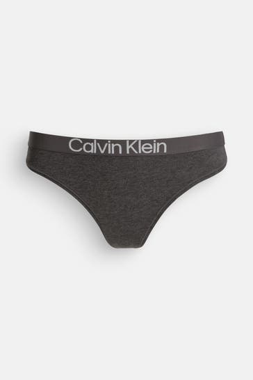 CK UNDERWEAR String dunkelgrau