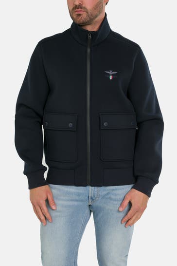 AERONAUTICA MILITARE Übergangsjacke nachtblau