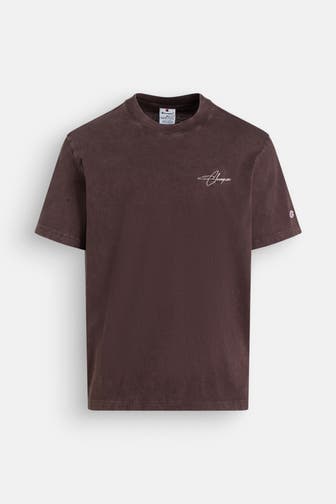 CHAMPION T-Shirt dunkelbraun