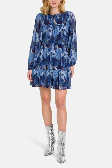 DESIGUAL Blusenkleid 'Luca' gemustert