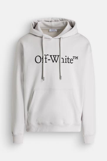 OFF-WHITE Hoodie hellgrau