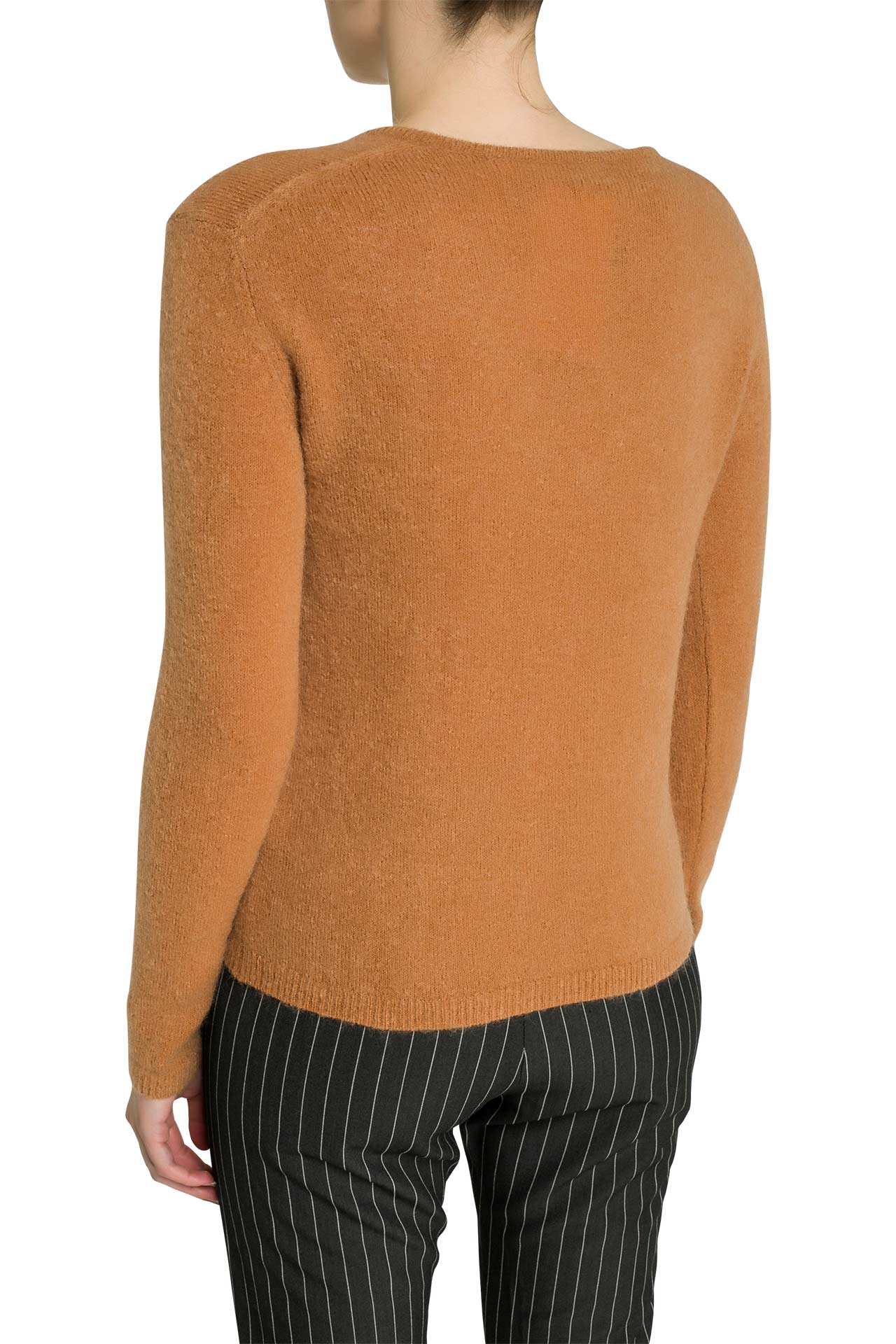 pullover damen cognac braun