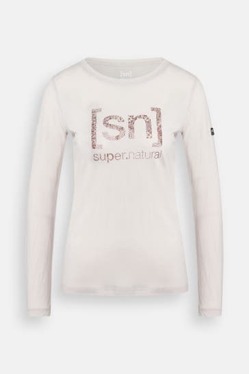 SUPER.NATURAL Longsleeve 'Arabesque' beige