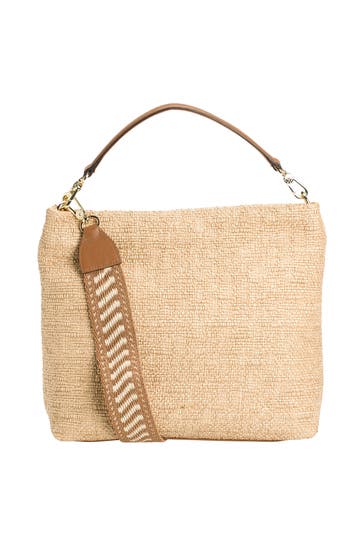 ABRO Schultertasche beige