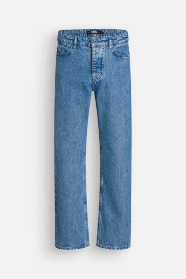 KARL LAGERFELD Jeans blau straight
