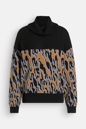 SPORTALM Wollmixpullover gemustert