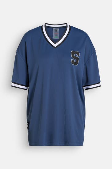 SMILODOX T-Shirt 'Triple Pro' azurblau