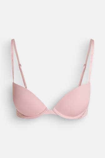 CK UNDERWEAR Push Up-BH rosa