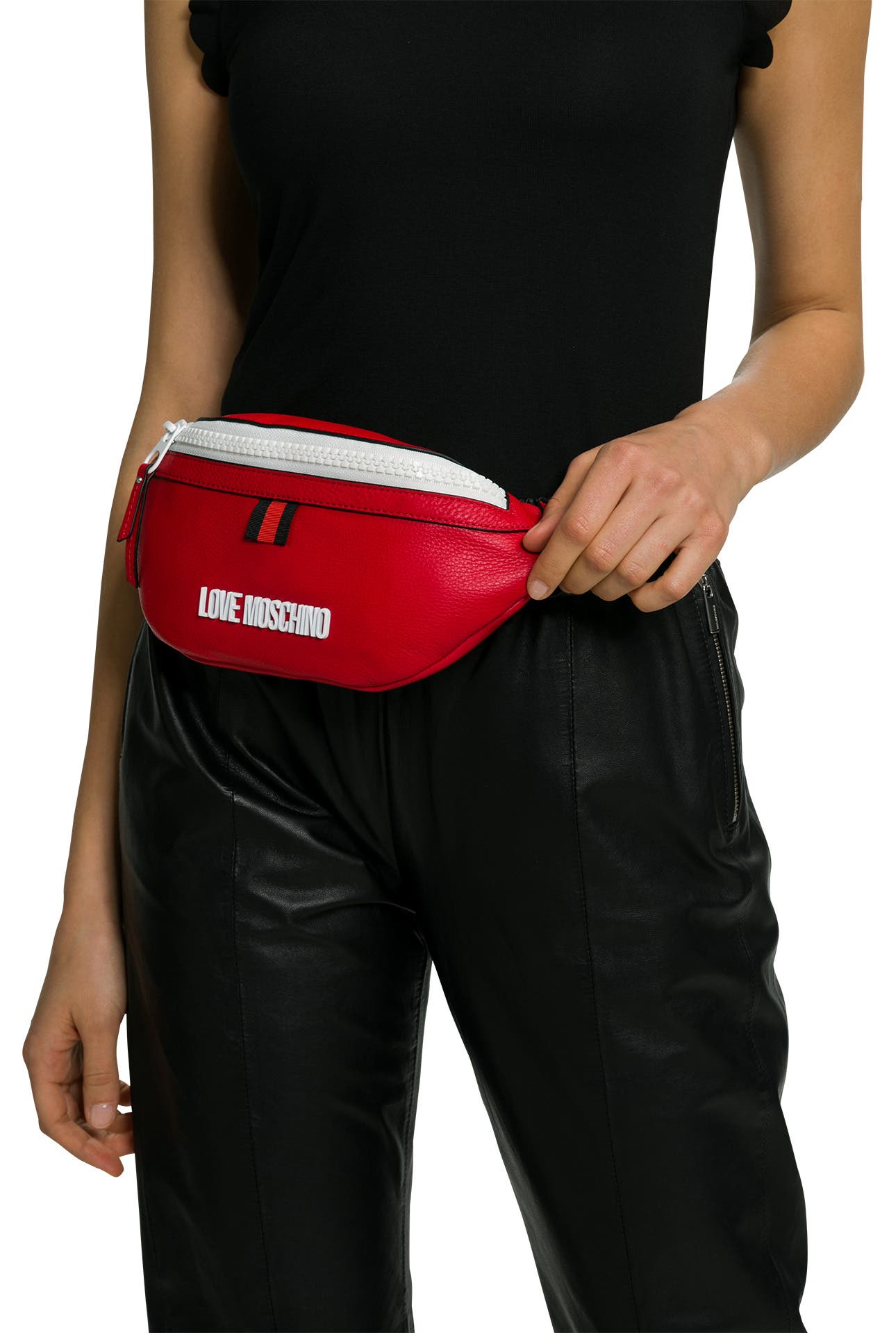 Love Moschino Bauchtasche Damen In Grün – Nylon & PU Gürteltasche, Einheitsgröße, Stylisch & Praktisch