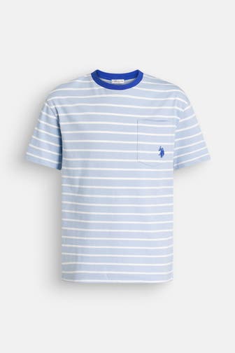 U.S. POLO ASSN. T-Shirt 'Eitan' gestreift