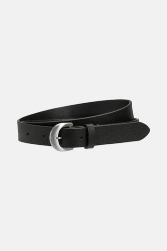 CALVIN KLEIN Ledergürtel schwarz