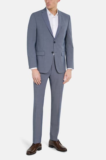 HECHTER Paris Wollmix-Anzug graublau