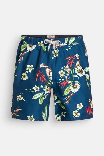 SUPERDRY Badehose floral
