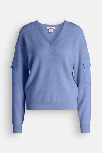 DKNY Strickpullover graublau