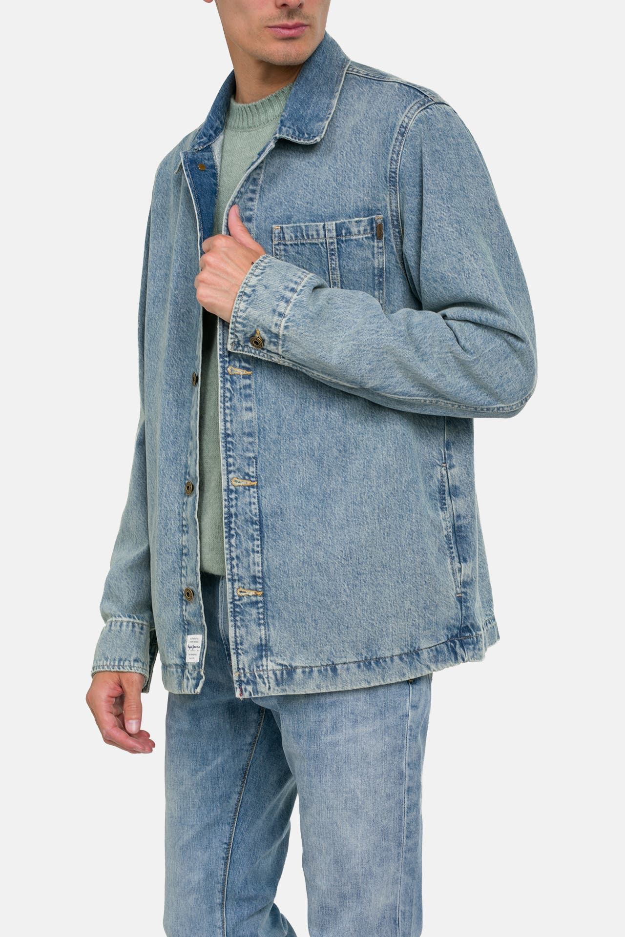 PEPE JEANS Jeansjacke 'Elson' blau, Bild 1
