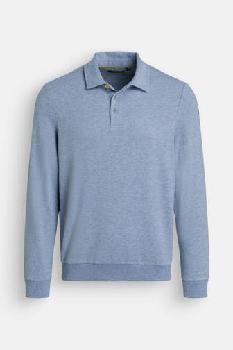 NEW ZEALAND AUCKLAND Langarm-Polo taubenblau