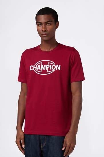 CHAMPION T-Shirt weinrot