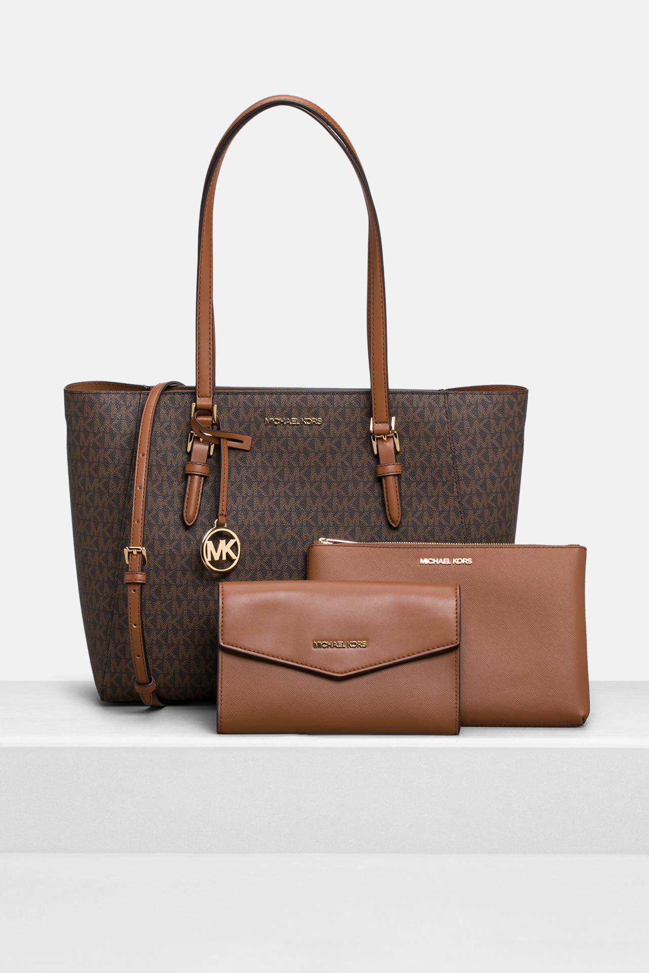 MICHAEL MICHAEL KORS 3-in-1 Schultertasche 'Charlotte' braun, Bild 1