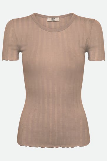 RM BY ROSEMUNDE T-Shirt 'Bea' taupe