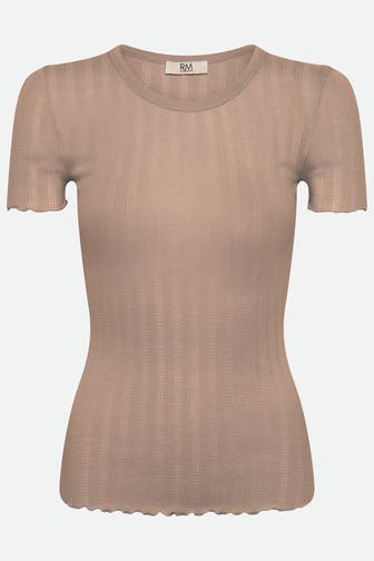 RM BY ROSEMUNDE T-Shirt 'Bea' taupe