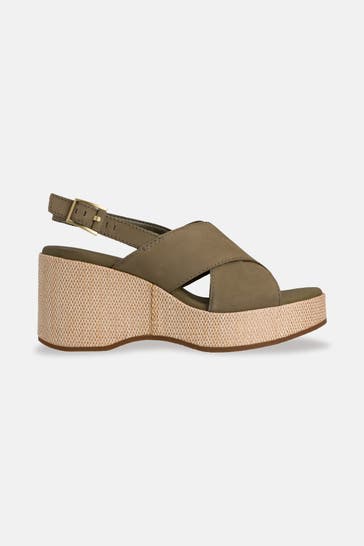 CLARKS Wedges 'Manon Wish' oliv