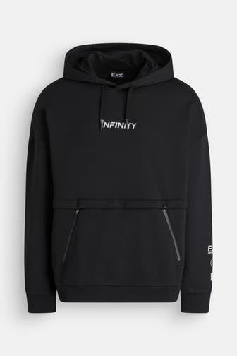 EA7 Hoodie schwarz