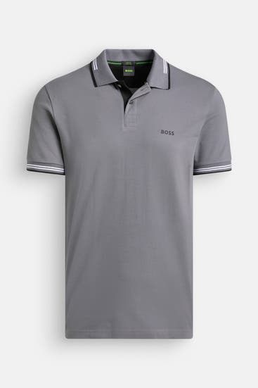 BOSS - Polo-Shirt grau