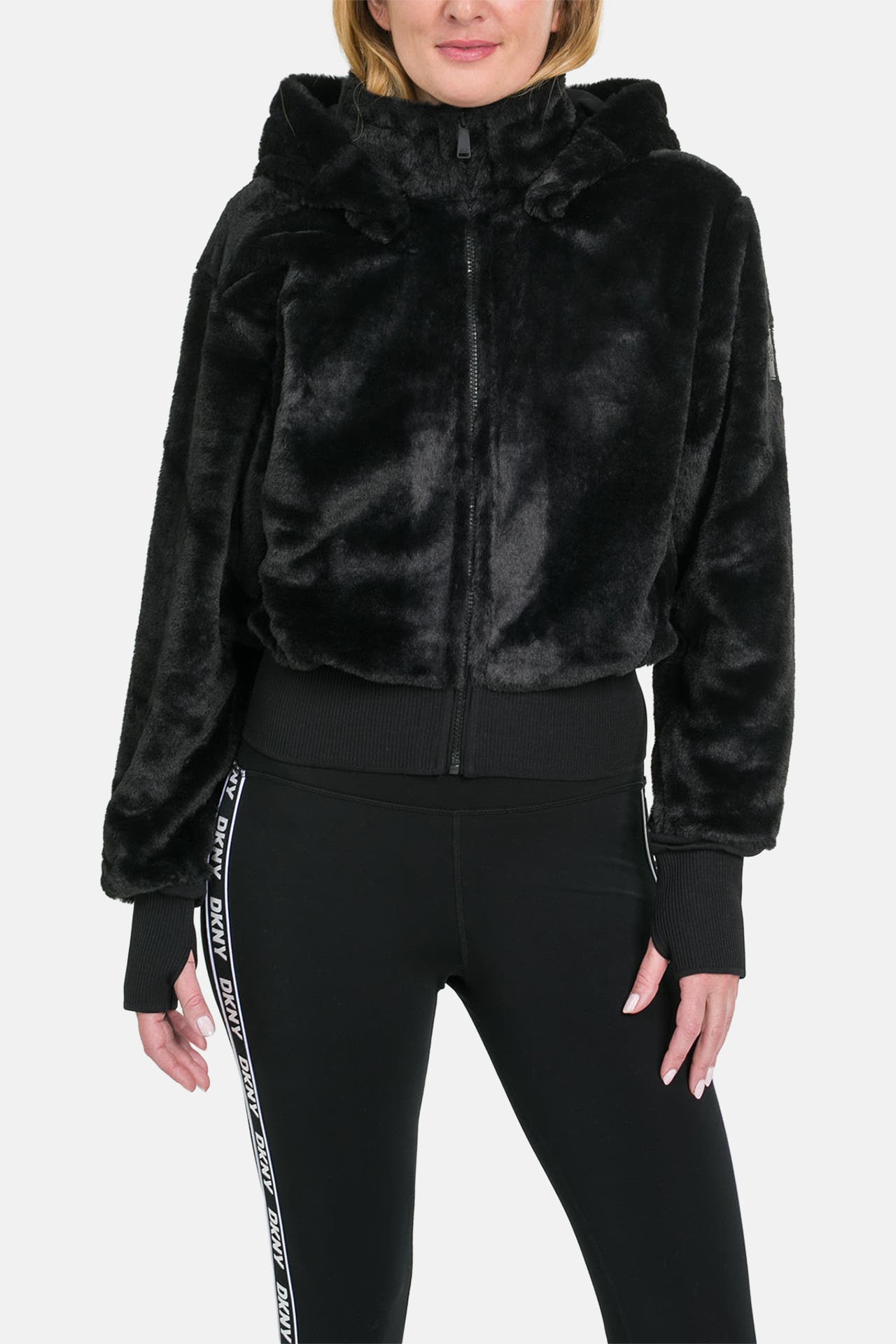 DKNY Sweatjacke schwarz, Bild 1