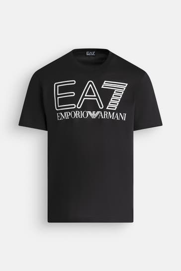 EA7 T-Shirt schwarz