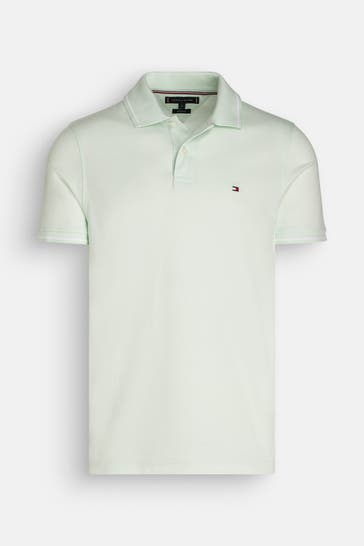 TOMMY HILFIGER Polo-Shirt pastellgrün