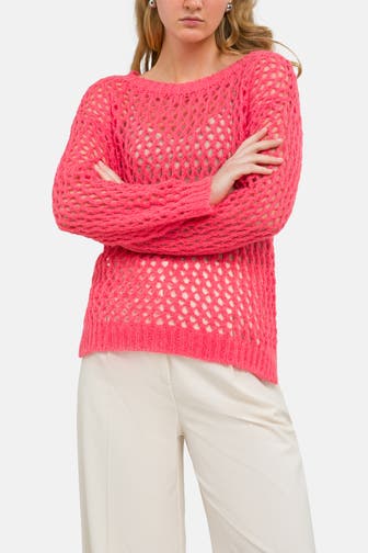 RIANI Strickpullover koralle
