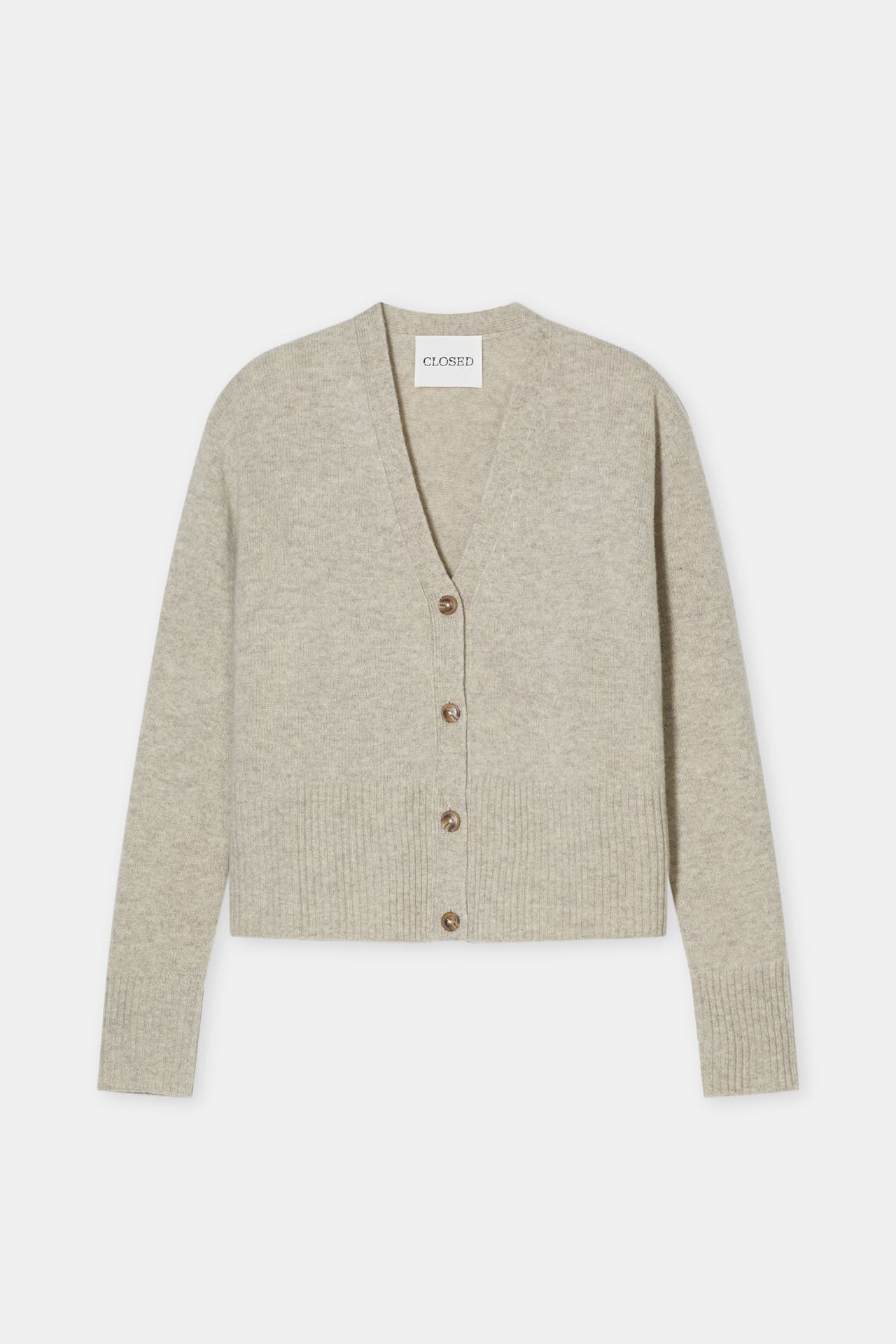 CLOSED Wollstrickjacke beige, Bild 1